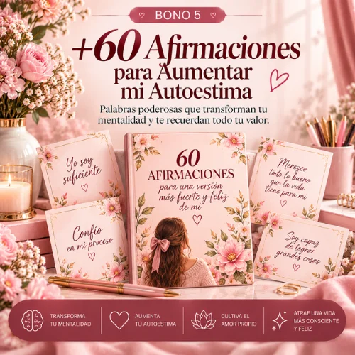 Bono 5: +50 AFIRMACIONES PARA AUMENTAR MI AUTOESTIMA